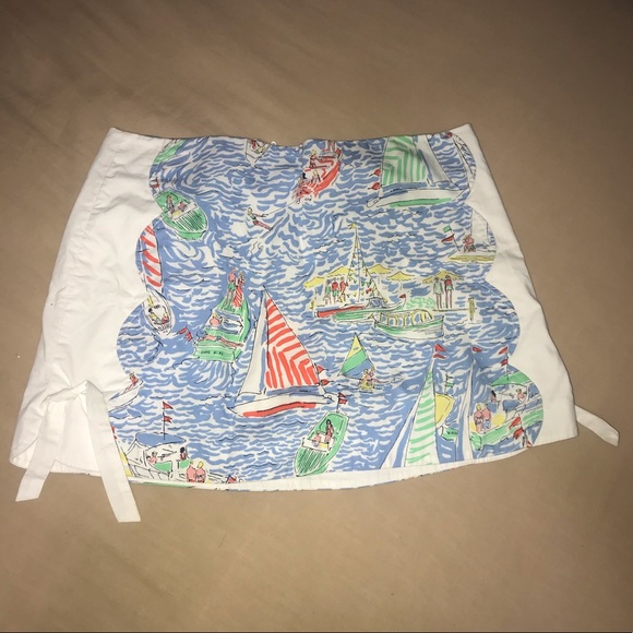 Lilly Pulitzer Dresses & Skirts - Lilly Pulitzer Get Nauti Maritime Skort 4